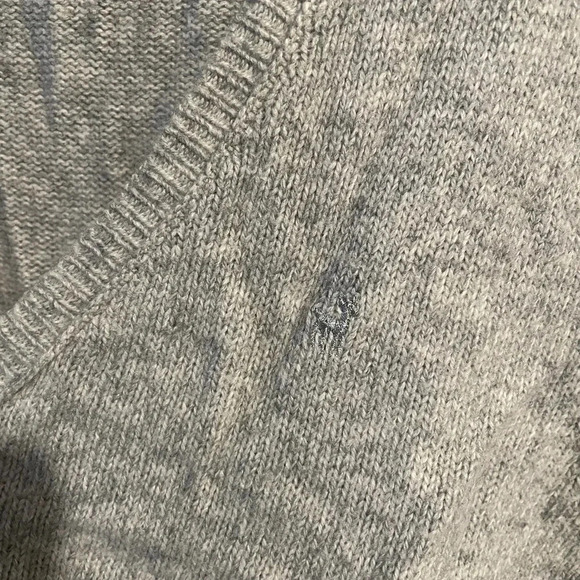 Women's gray sweater wool blend and angora rabbit size Medium - Picture 3 of 5